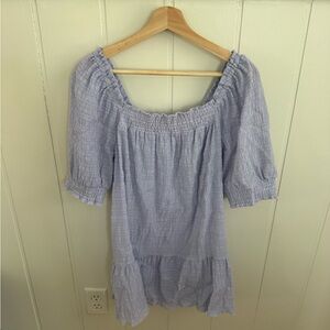 BB Dakota Lavender Smocked Top